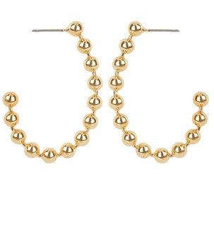 CCB BALL HOOPS - GOLD