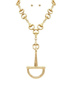 BOLD HORSEBIT LINK NECKLACE