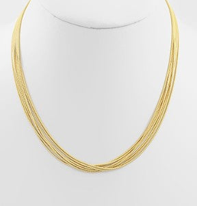 7 ROW SNAKE NECKALCE