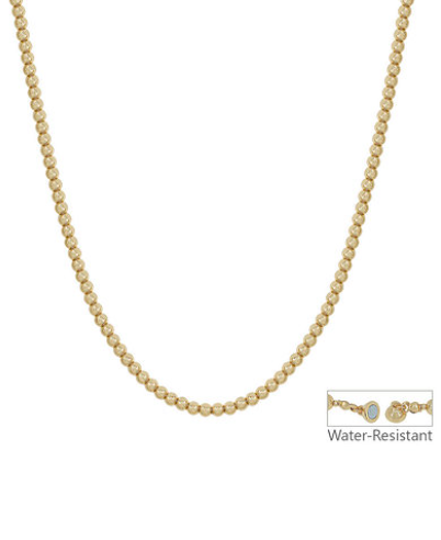4mm CCB NECKLACE - GOLD