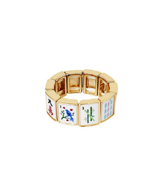 MAHJONG RING - DARK MULTI
