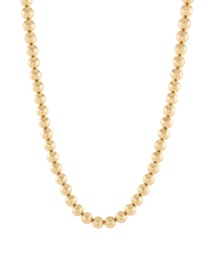 10mm CCB BALL NECKLACE - GOLD