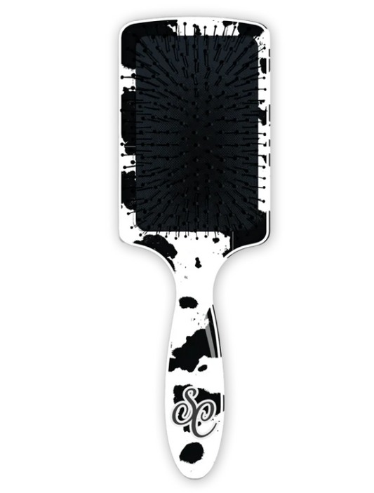 PADDLE BRUSH COW PRINT