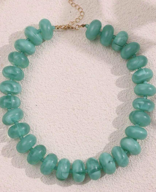BOHEMIAN STYLE NECKLACE - MINT