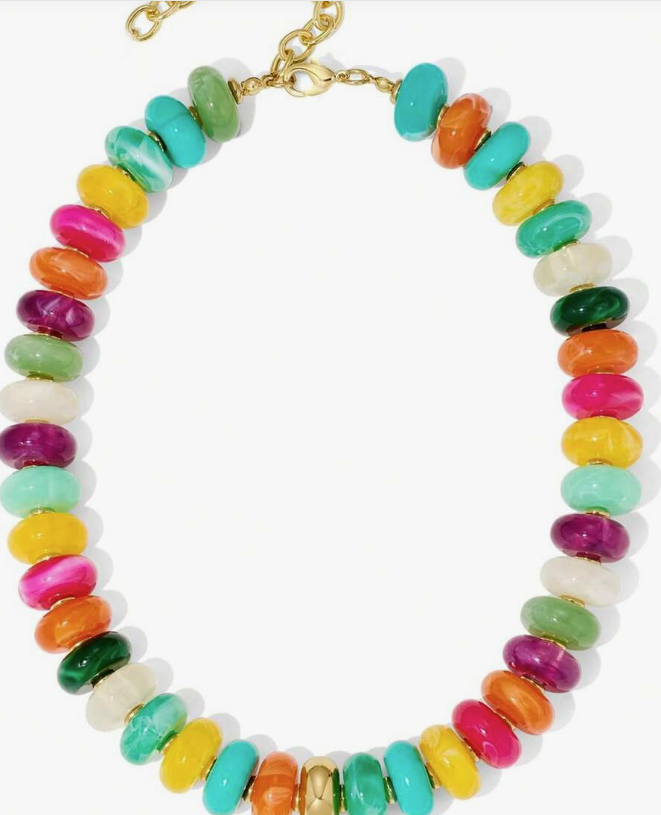 BEADED CHUNKY NECKLACE