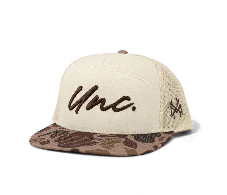 UNC SNAPBACK HAT - HARVEST CAMO NATURAL