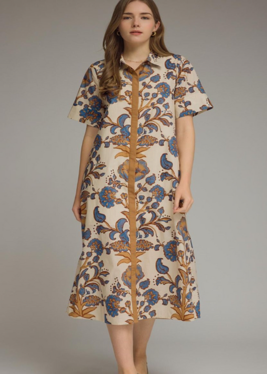 FLETCHER DRESS - ECRU
