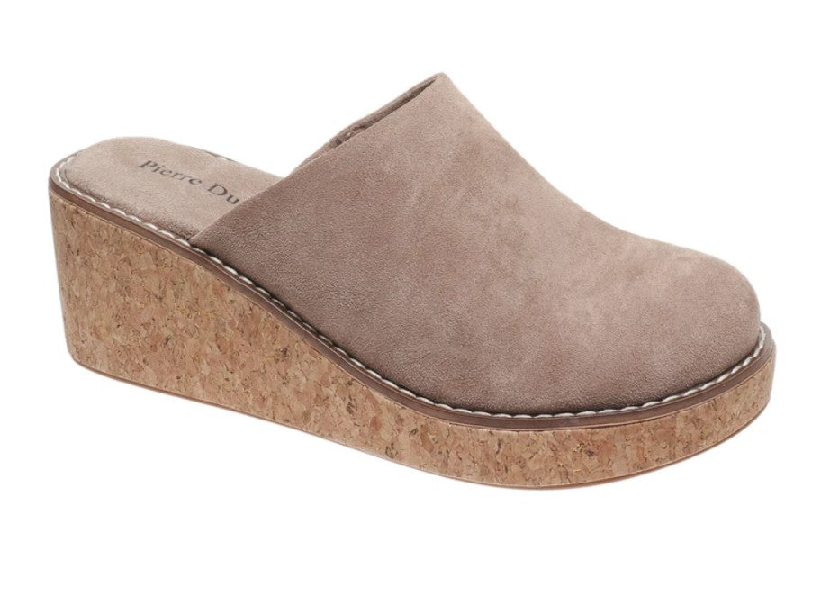 KENLEE WEDGE - TAUPE