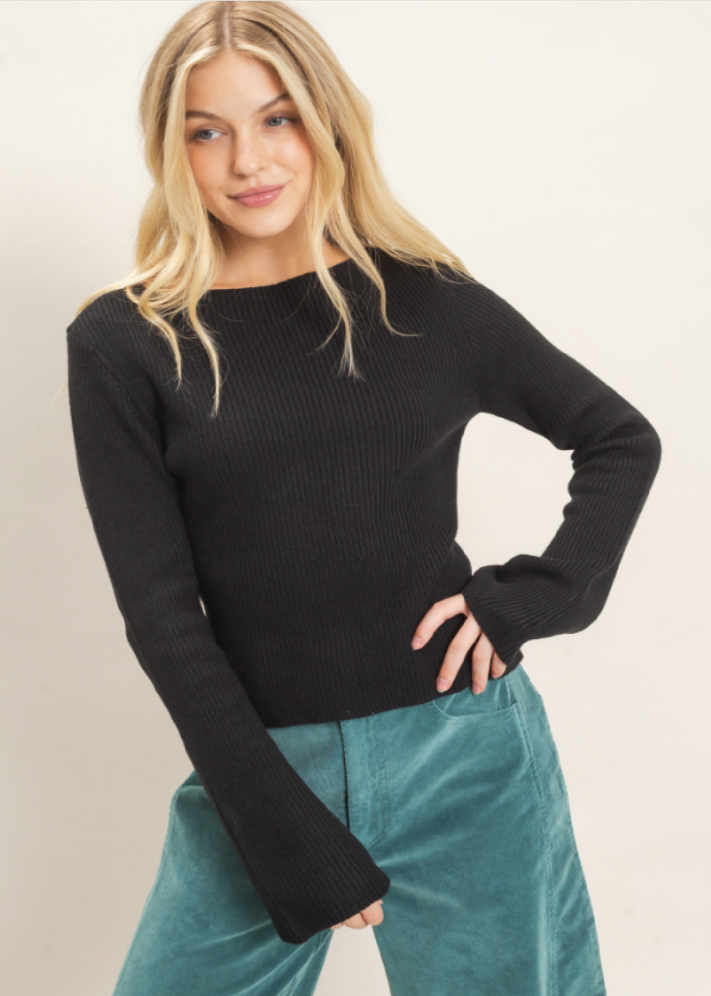 KHLOE SWEATER - BLACK