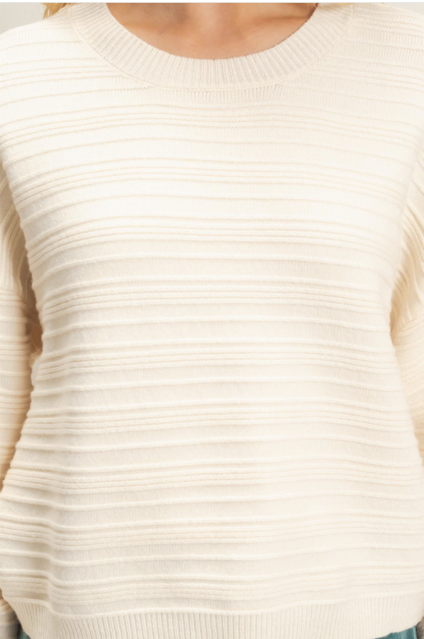 LAYLA SWEATER - CREAM