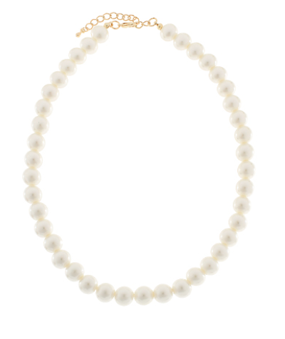 10MM PEARL NECKLACE - CREAM
