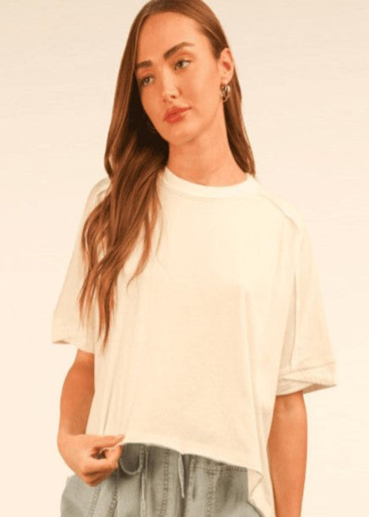MOLLIE TOP: WHITE