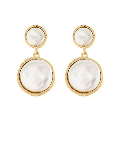Oval Jewel Earrings