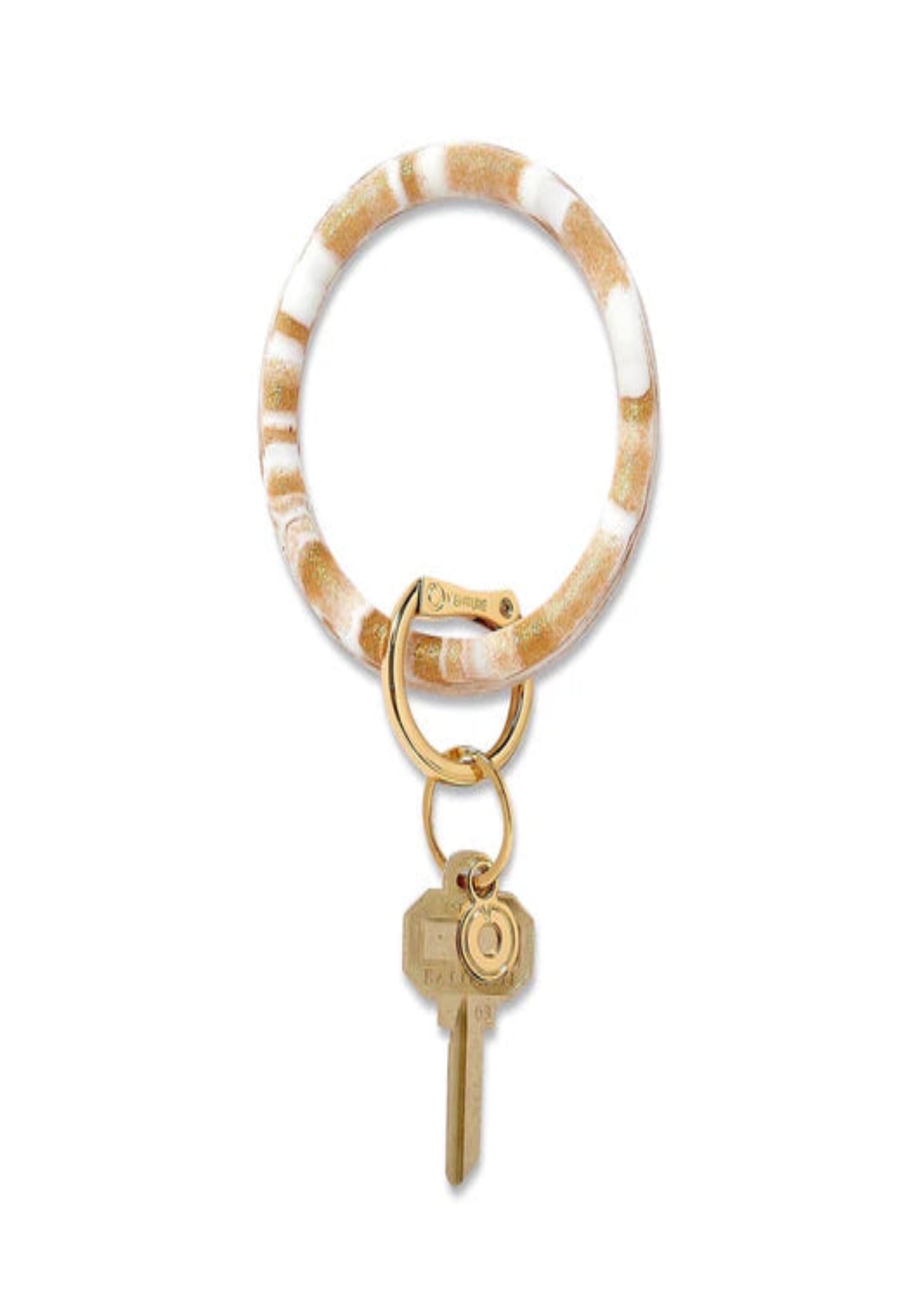 BIG O KEY RING GOLD RUSH MARBLE