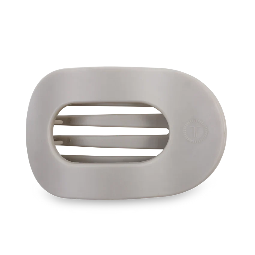 TELETIES Flat Round Hair Clip for Women - Durable Plastic Hair Accessory