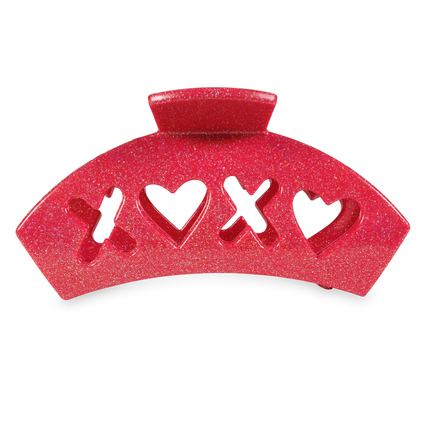 TELETIE HAIR CLIP- RED SWEET TALKER LARGE