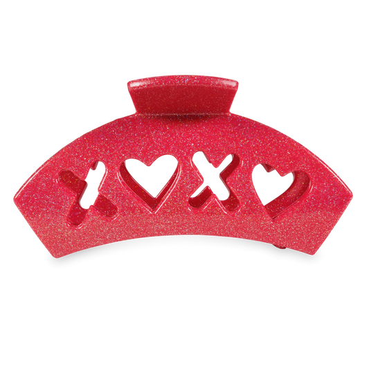 TELETIE HAIR CLIP- RED SWEET TALKER LARGE