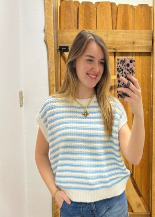 JULIETTE TOP - BLUE