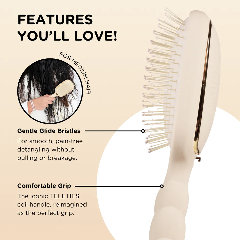 DETANGLER HAIR BRUSH - TAN