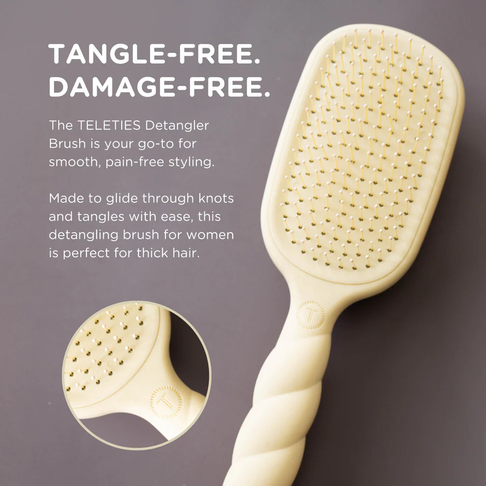 DETANGLER HAIR BRUSH - THICK HAIR TAN