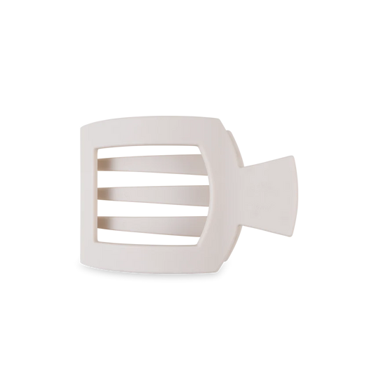 TOASTED BEIGE MEDIUM FLAT SQUARE CLIP