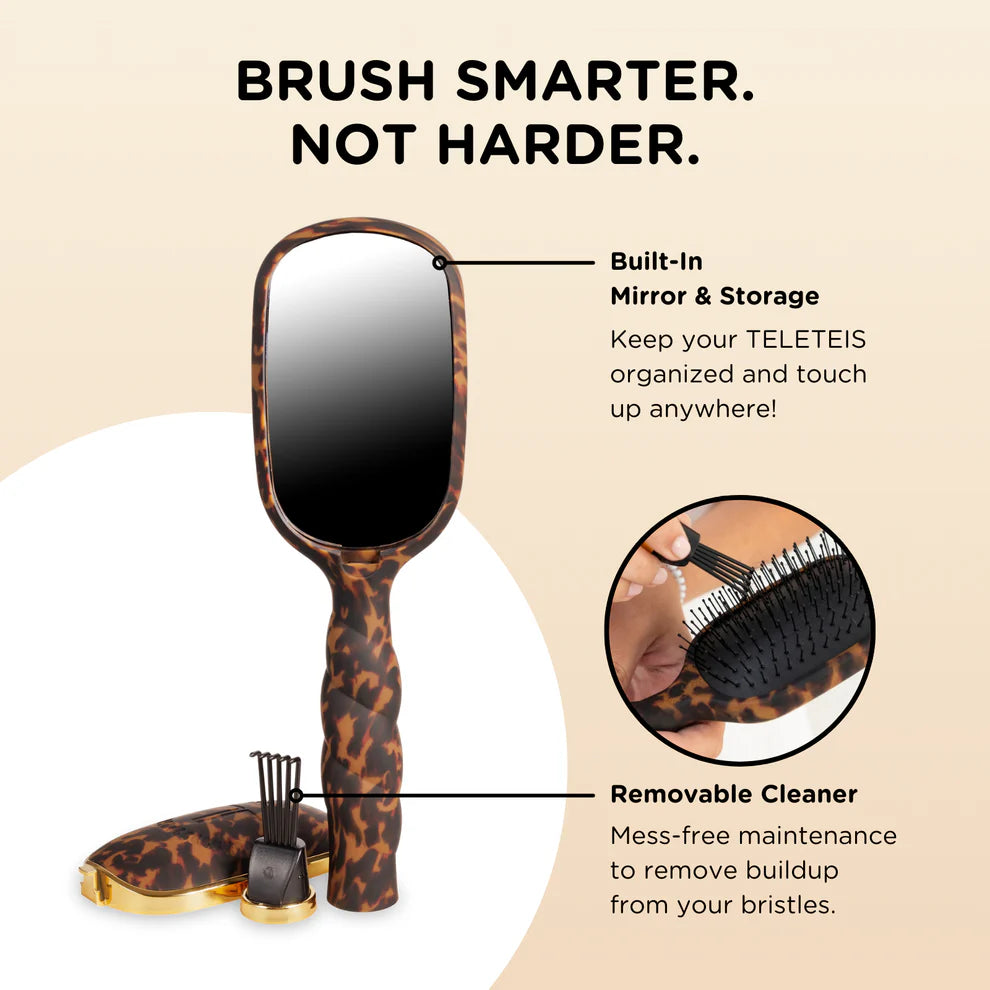 DETANGLER HAIR BRUSH - THICK HAIR TORTOISE
