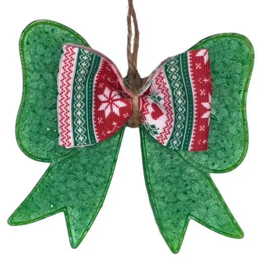 UGLY SWEATER BOW FRESHIE - SMELL OF CHRISTMAS
