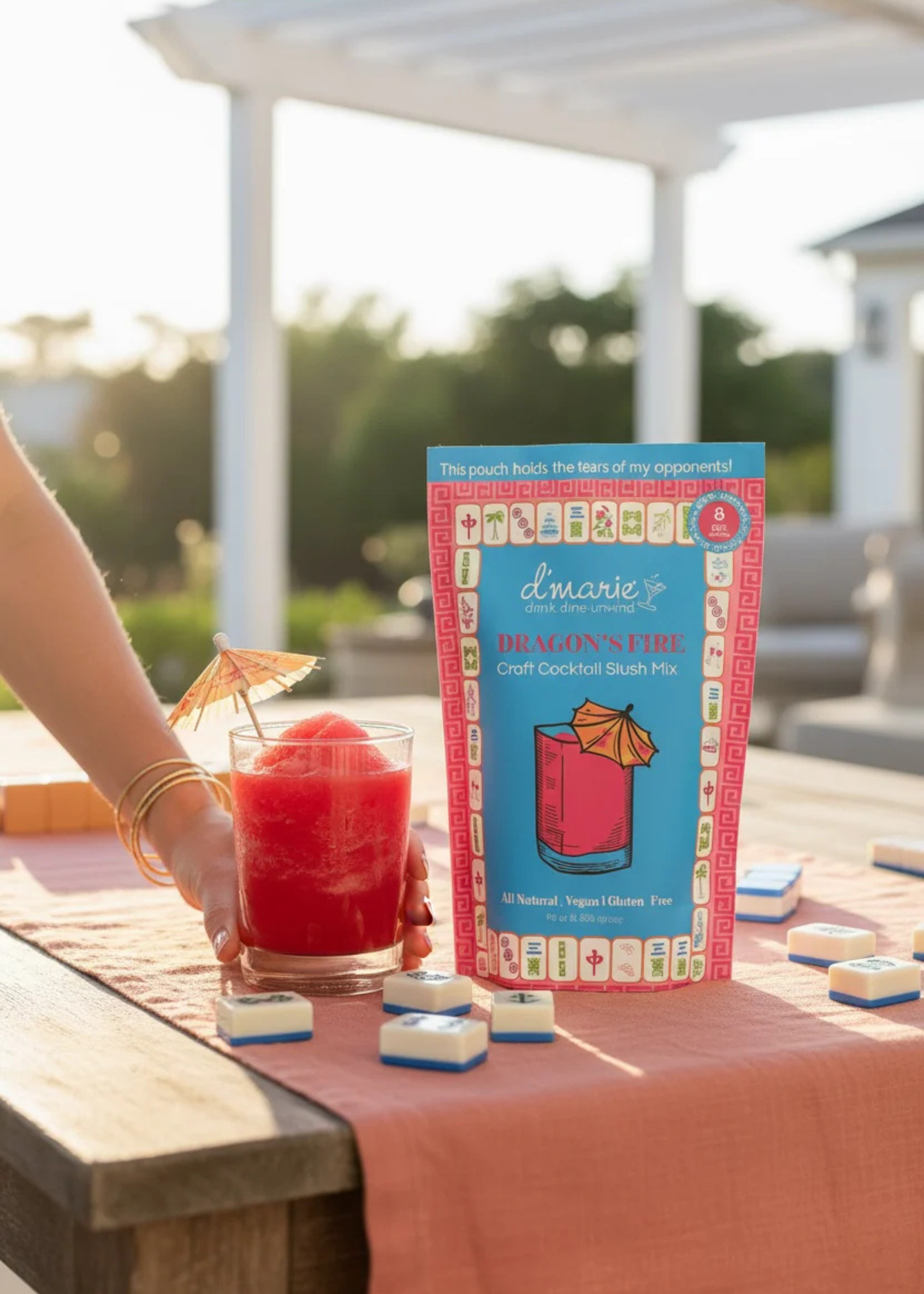 Dragon's Fire Mahjong Cocktail - Slushie Ready to freeze Cocktail