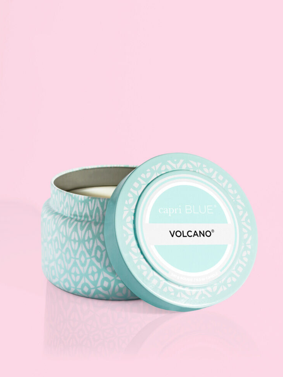 SIGNATURE PRINTED TRAVEL TIN VOLCANO