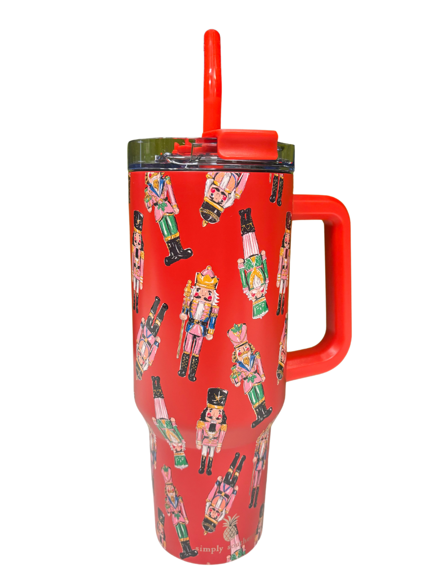 HOLIDAY TUMBLER 40 OZ-NUTCRACKER