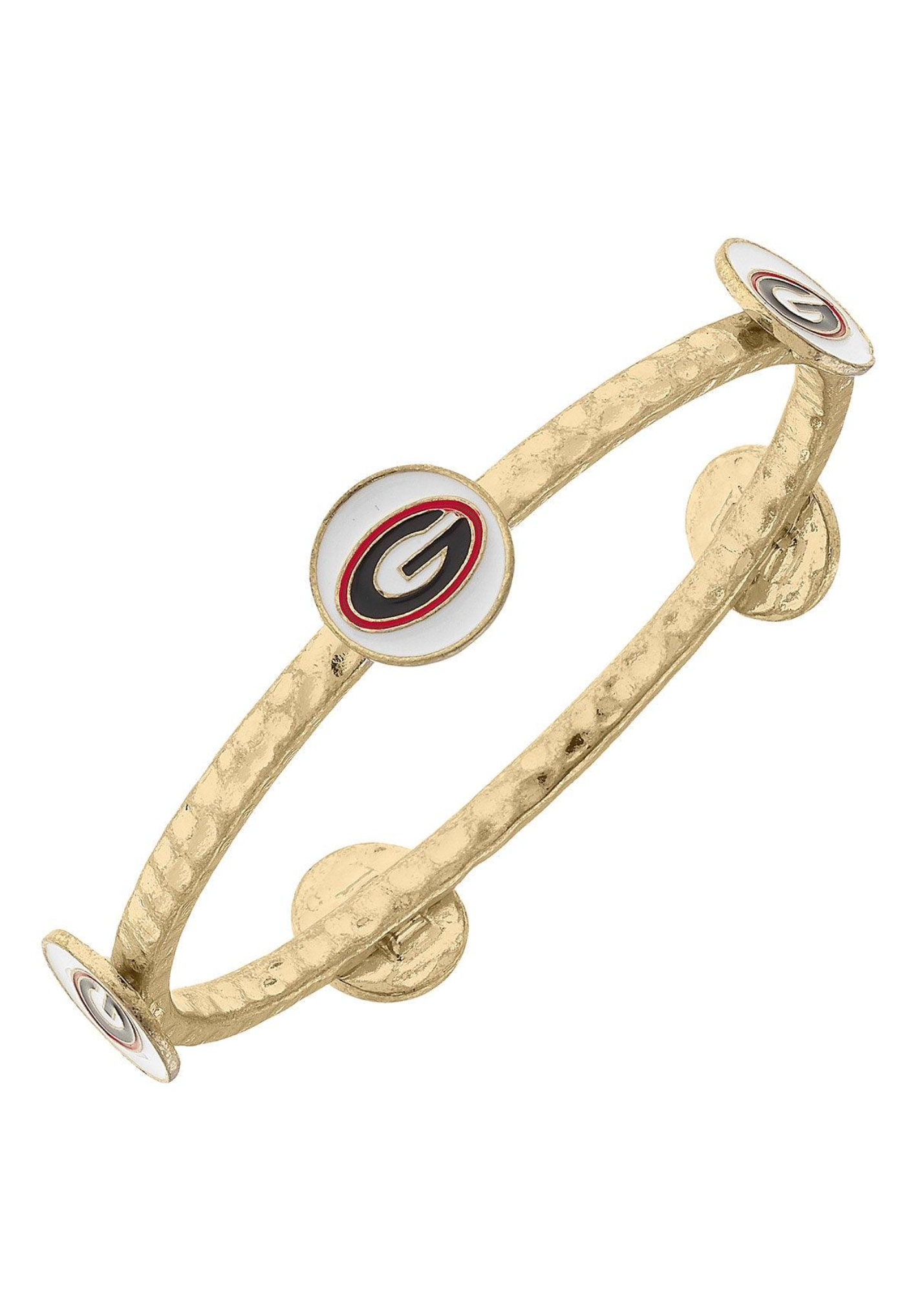 GEORGIA BULLDOG ENAMEL CLAUDIA BANGLE