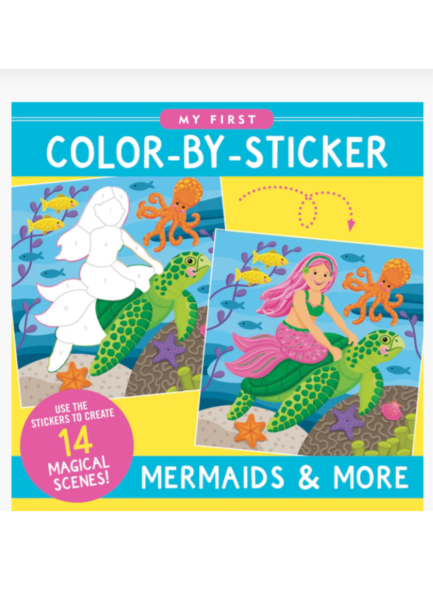 COLOR BY STICKER  MERMAIDS & MORE