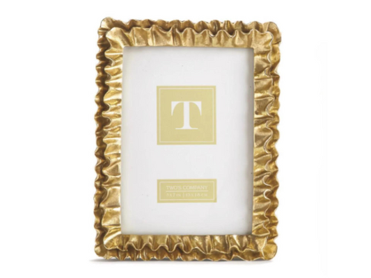 GOLD RUFFLES FRAME-5X7