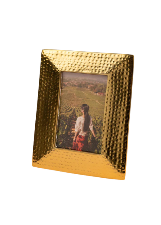 Gilded Hammered Frame 4x6