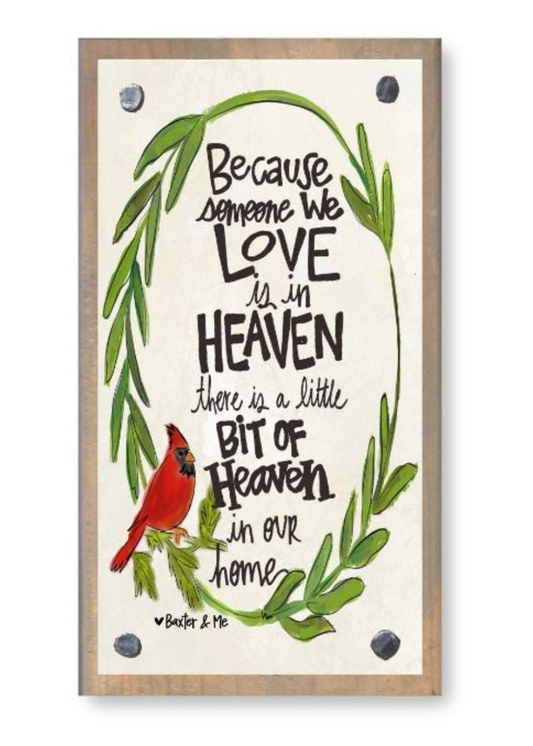 Heaven Cardinal Driftwood Happy Block