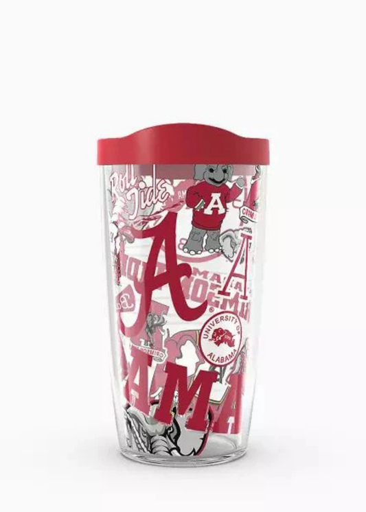 UNIVERISTY OF ALABAMA ALL OVER-16OZ TERVIS