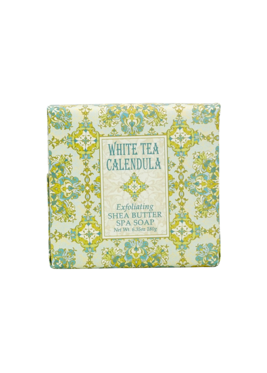 6 OZ WRAP SOAP-WHITE TEA CALENDULA