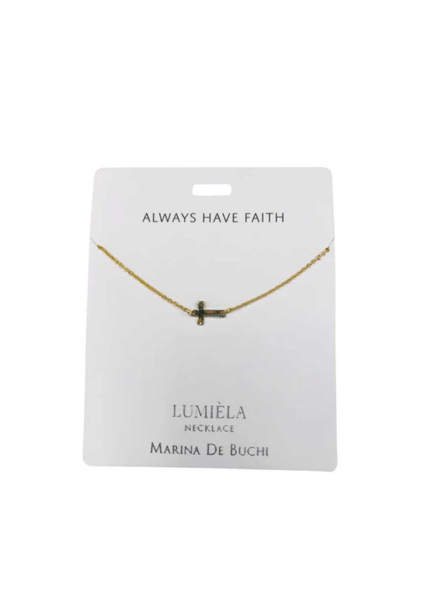 LUMIELA NECK-CROSS SHAPE
