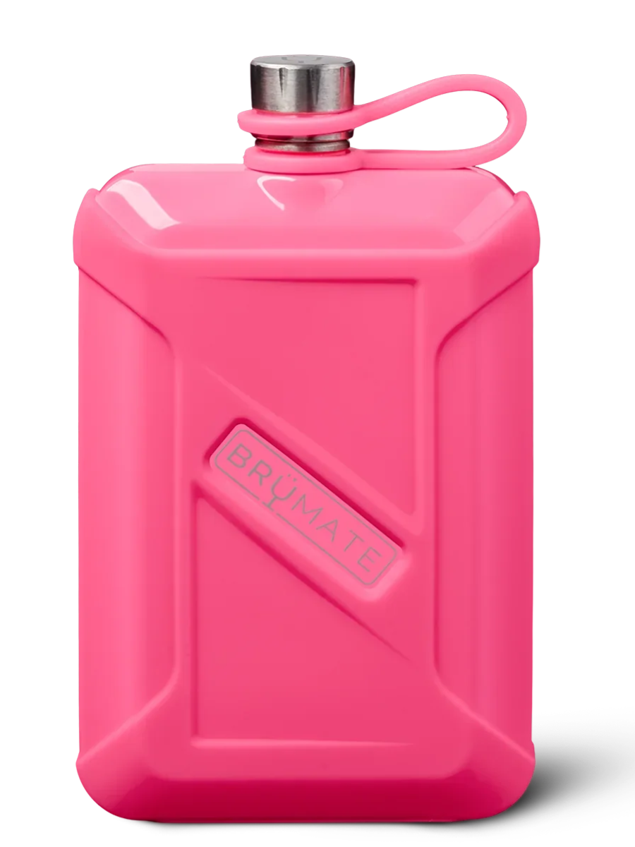 LIQUOR CANTEEN-NEON PINK RN : 8 OZ