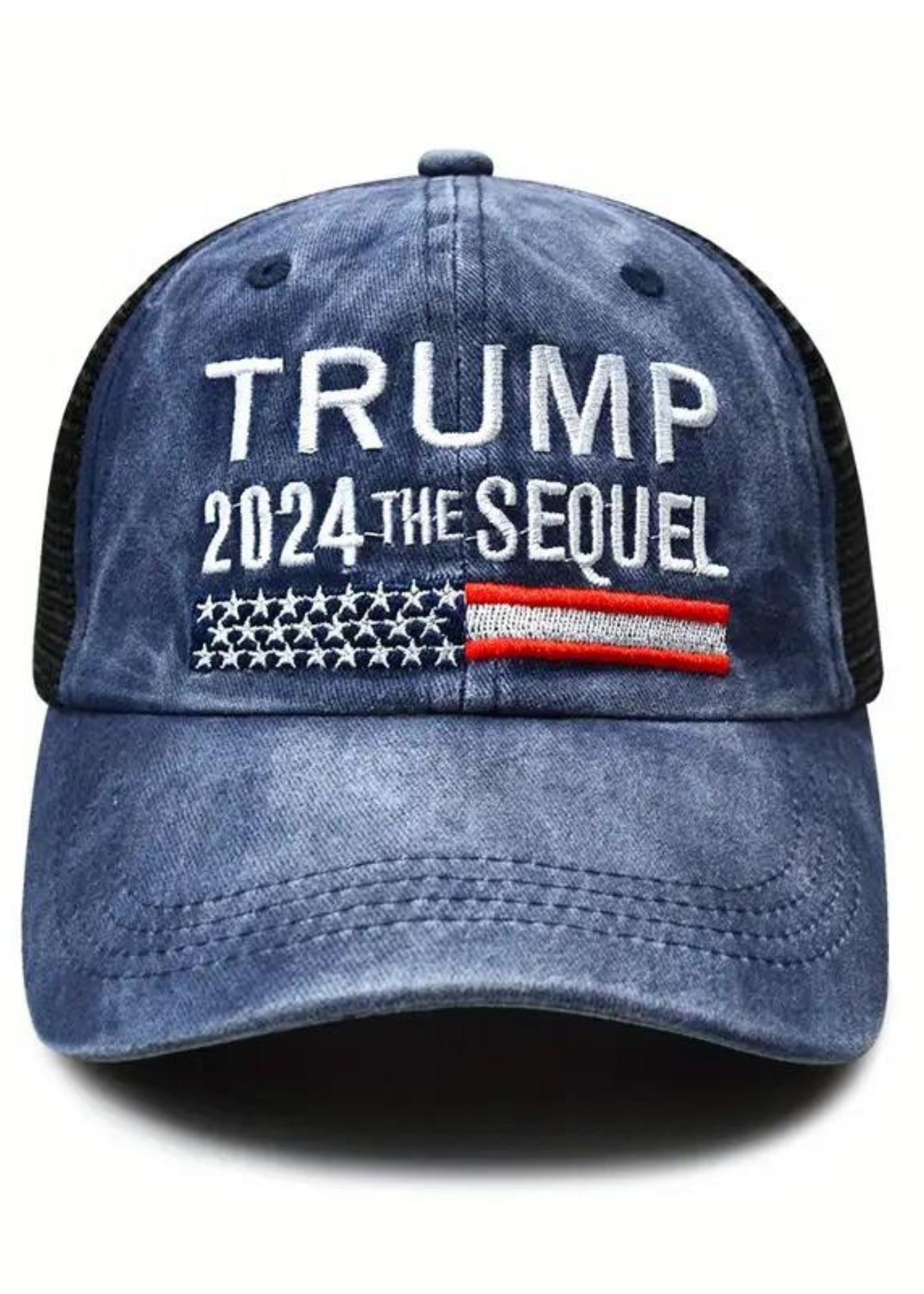 TRUMP THE SEQUEL EMBROIDERY BASEBALL CAP