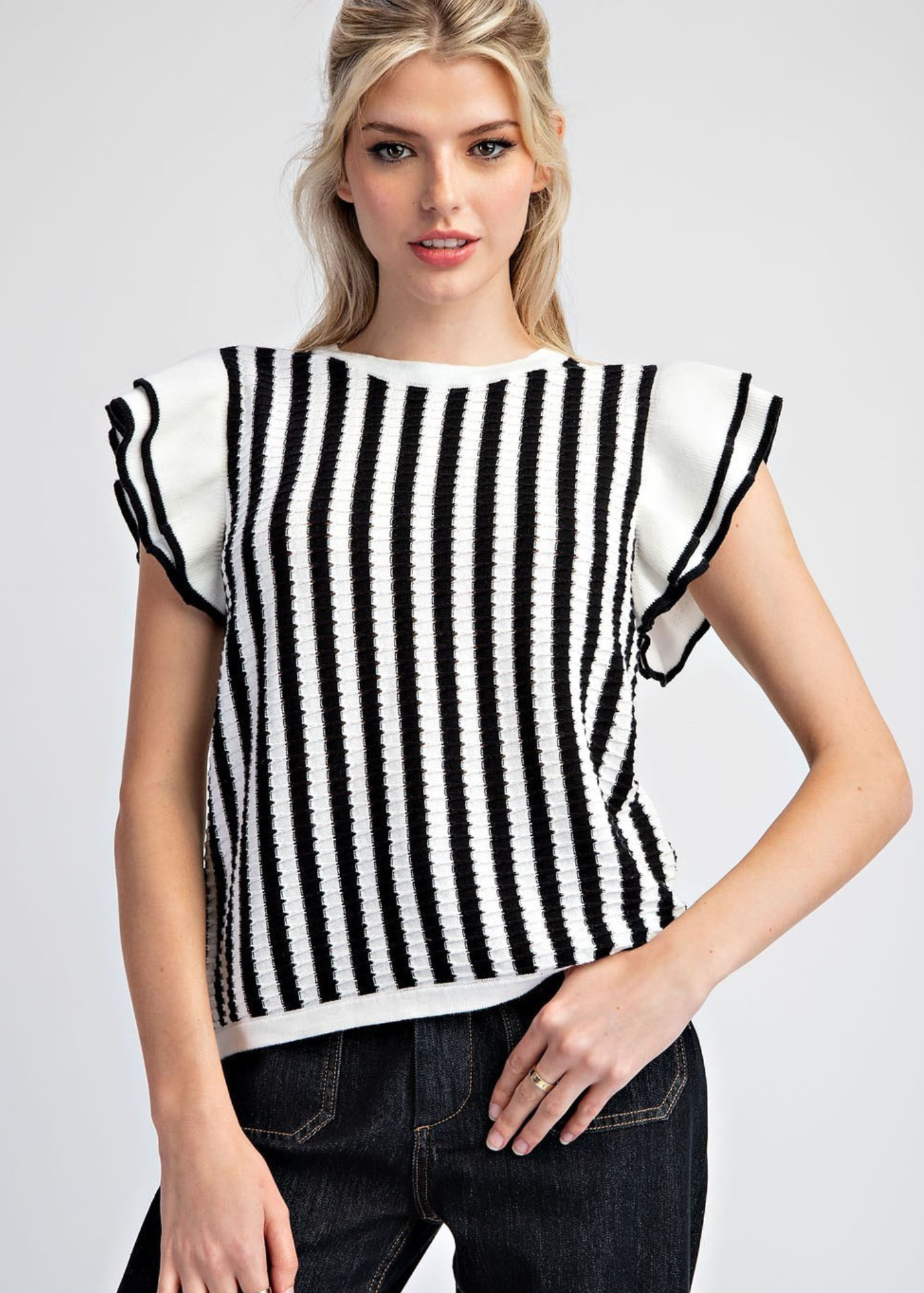 TANA STRIPED TOP