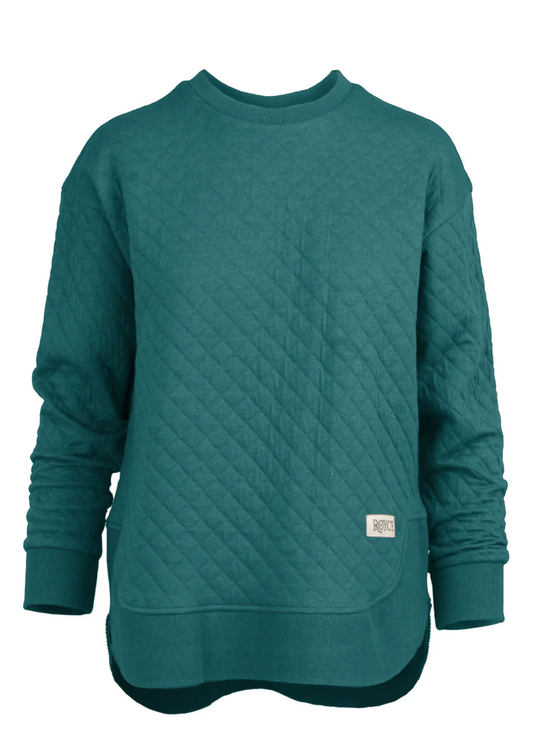 PASADENA CREW-NECK-EMERALD