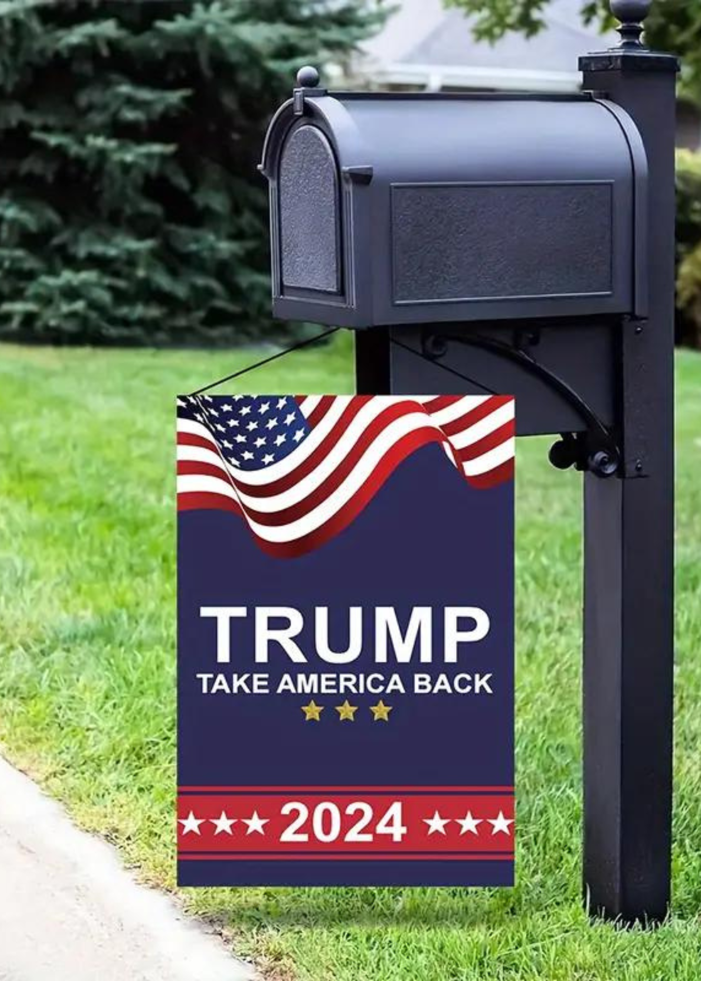 TRUMP TAKE AMERICA BACK GARDEN FLAG