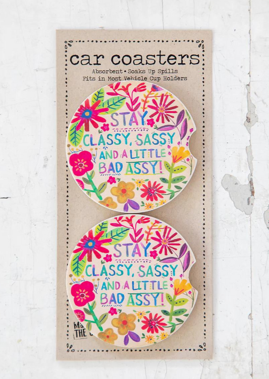 CAR COASTER-CLASSY SASSY