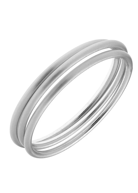 ISLA BANGLES-SILVER