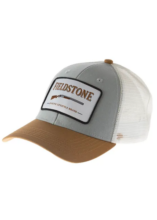 SHOTGUN HAT-GREY/TAN : ONE SIZE