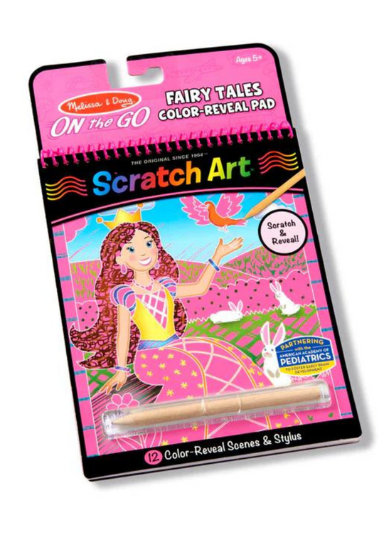 ON THE GO SCRATCH ART PAD-FAIRY TALES