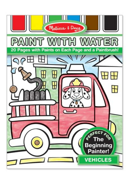 PAINT WITH WATER KIDS' ART PAD-VEHICLES