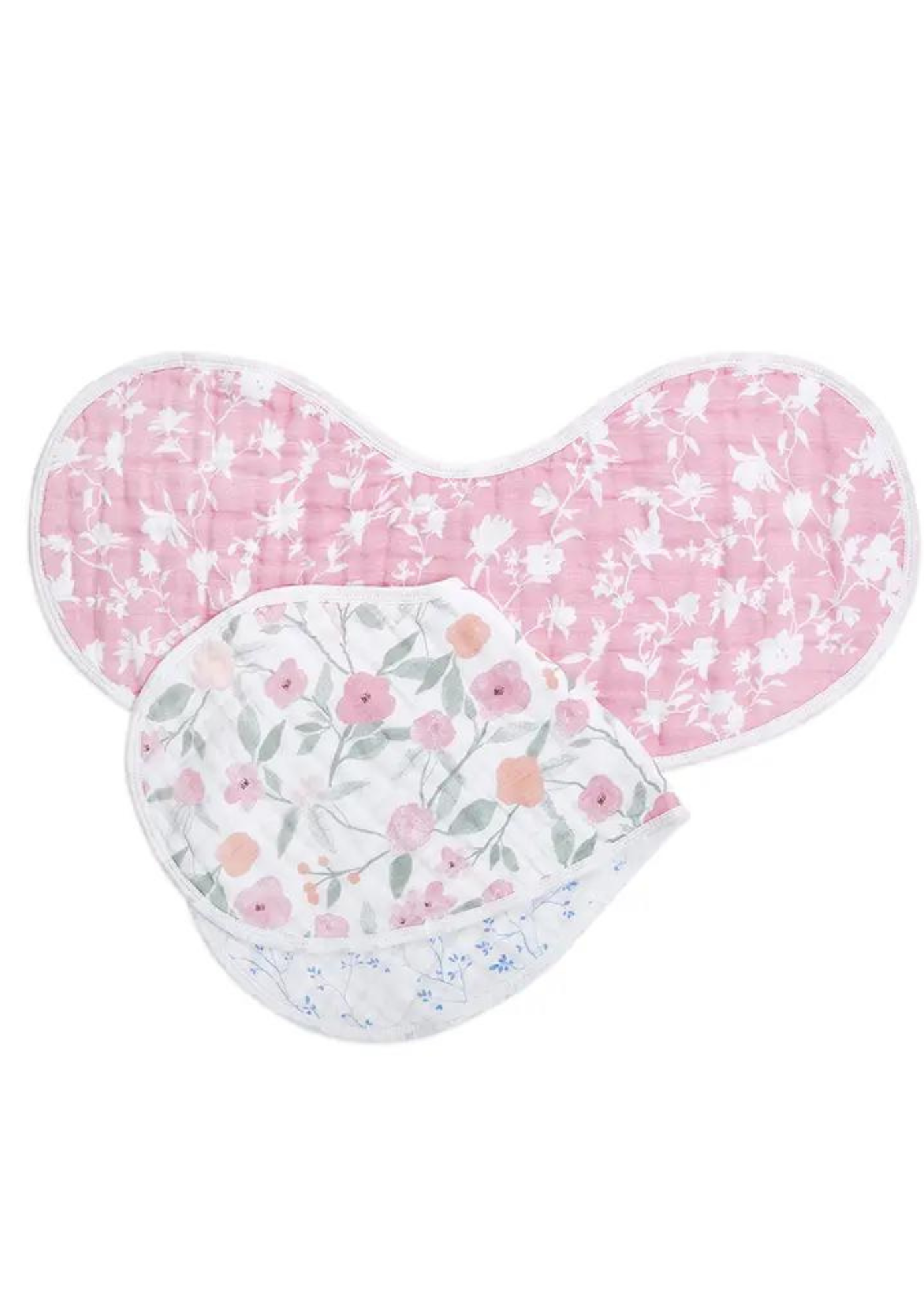 2 PACK BURPY BIBS-MA FLEUR