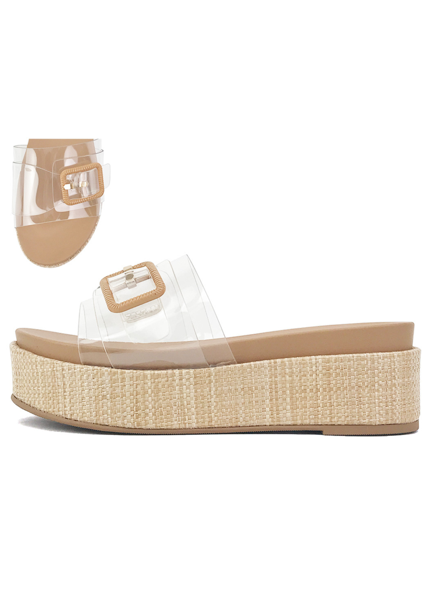 LULAH SANDAL-CLEAR LUCITE